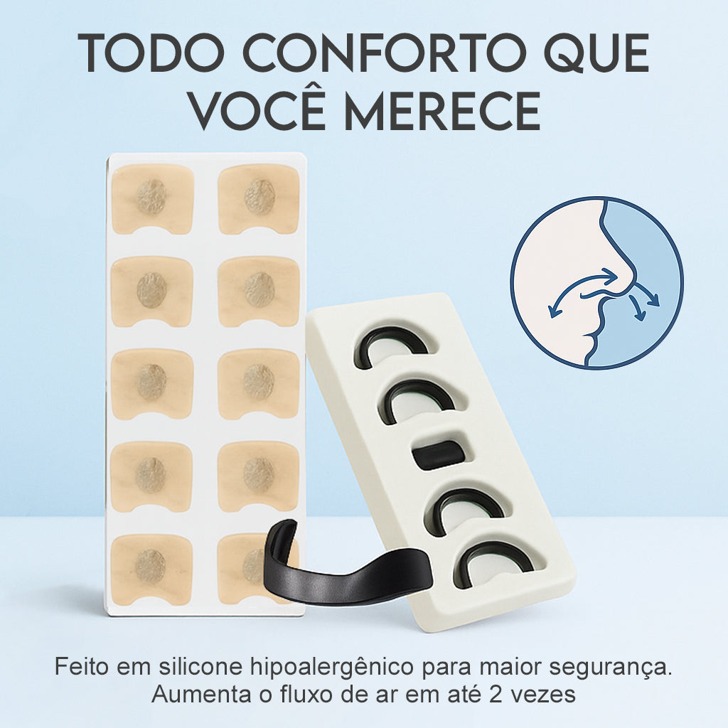 Kit Com 15 Pares Dilatadores Nasais Magnético Fitas Nasais Inicial Para Dormir Melhorar a Respiração
