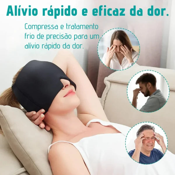 Touca Gel Anti Enxaqueca – Alívio Imediato para Dor de Cabeça e Estresse